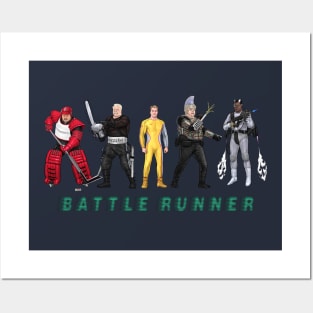 Battle Runner - The Running Man Japanese Title Tribute Tee Posters and Art